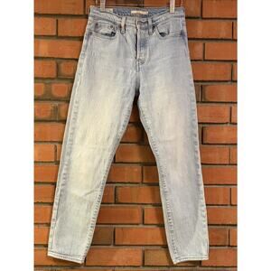 Levis Wedgie Jeans Womens 26 Blue Denim